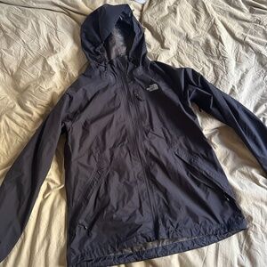 North Face black rain jacket (Size L)